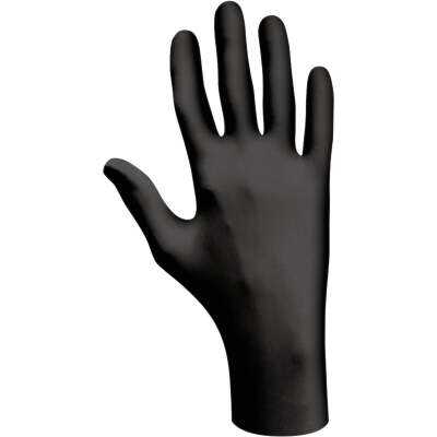 Showa Medium Black Nitrile Biodegradable Disposable Gloves (100-Pack)