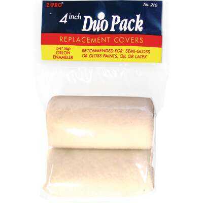 Premier Z-Pro 4 In. x 1/4 In. Orlon Dripless Knit Fabric Roller Cover (2-Pack)